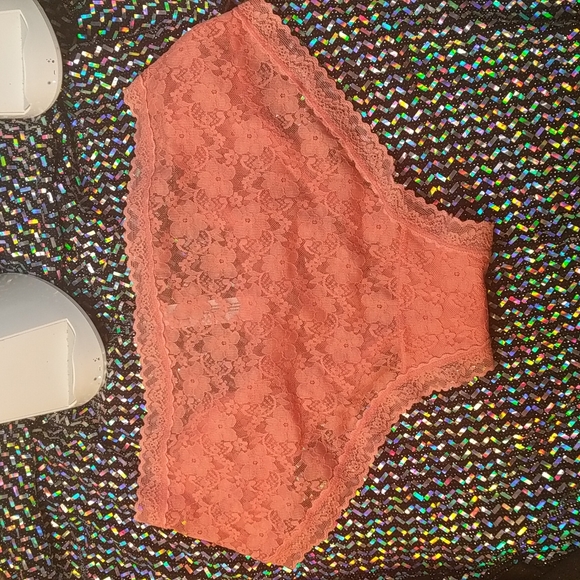 NWOT Wealurre Lace Panties size Large Peach color - Picture 6 of 6
